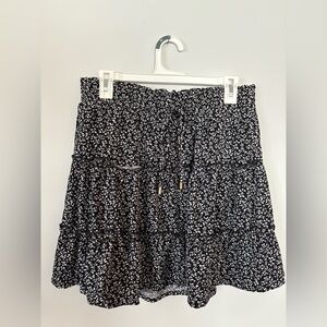 Cute skirt! Great for summer parties. Looks cute with a pair of bike shorts.